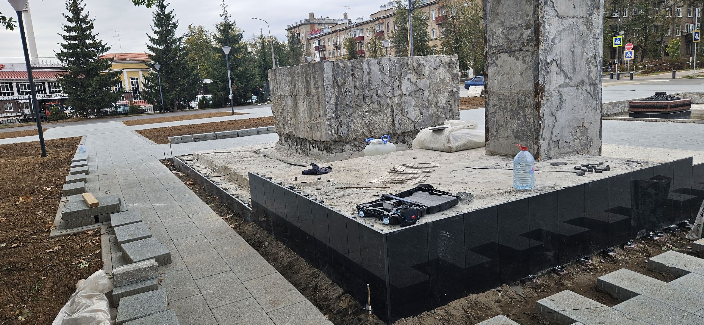 благоустройство, памятник, вечный огонь, Жуковский,