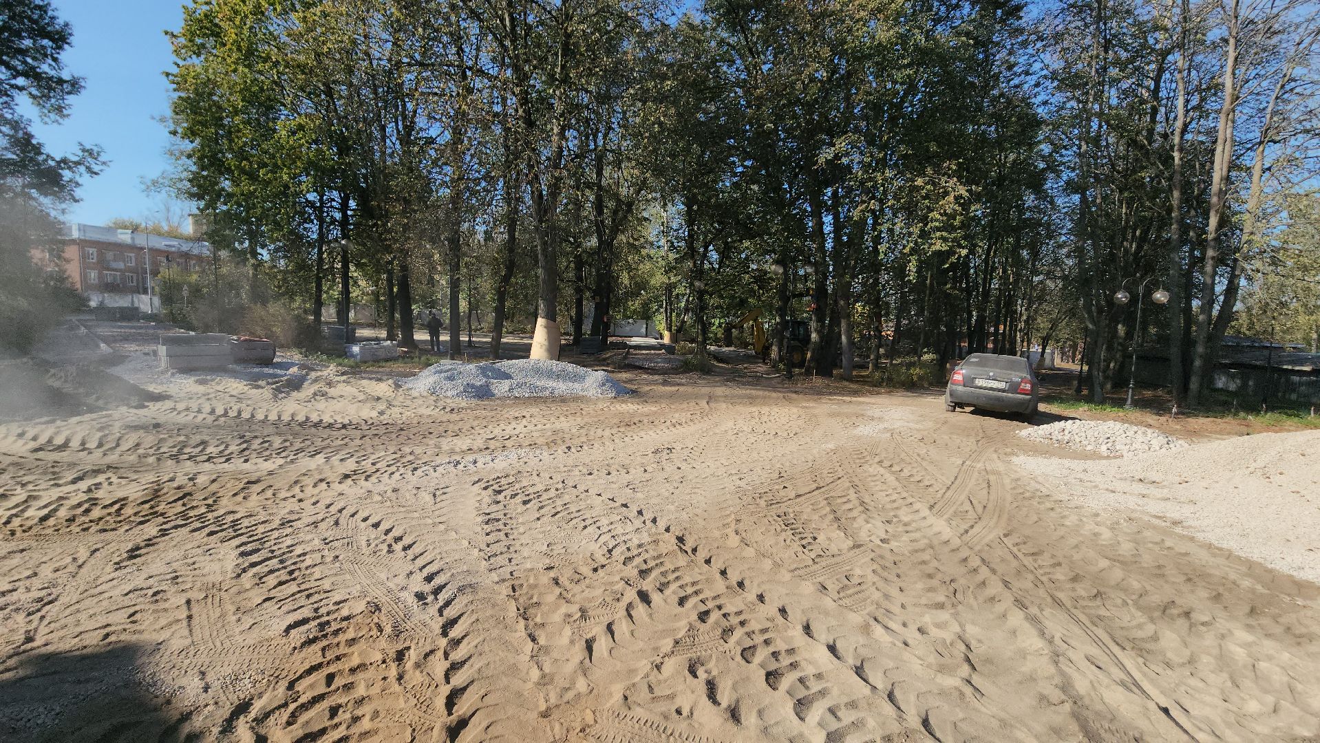 серпухов, дк лира, поселок пролетарский, амфитеатр, культура, сквер,