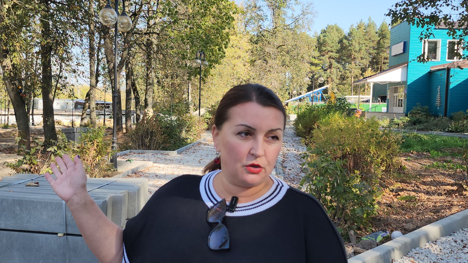 серпухов, дк лира, поселок пролетарский, амфитеатр, культура, сквер,