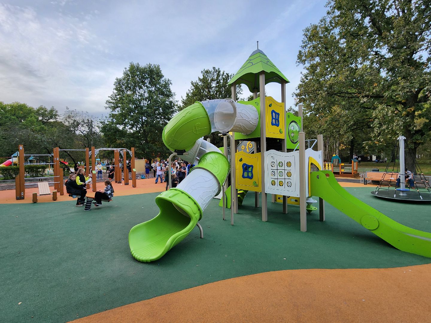 Чехов, село Троицкое, парк Дубки, детская площадка, спортивная площадка, открытие, губернаторская программа Наше Подмосковье, глава округа михаил собакин,