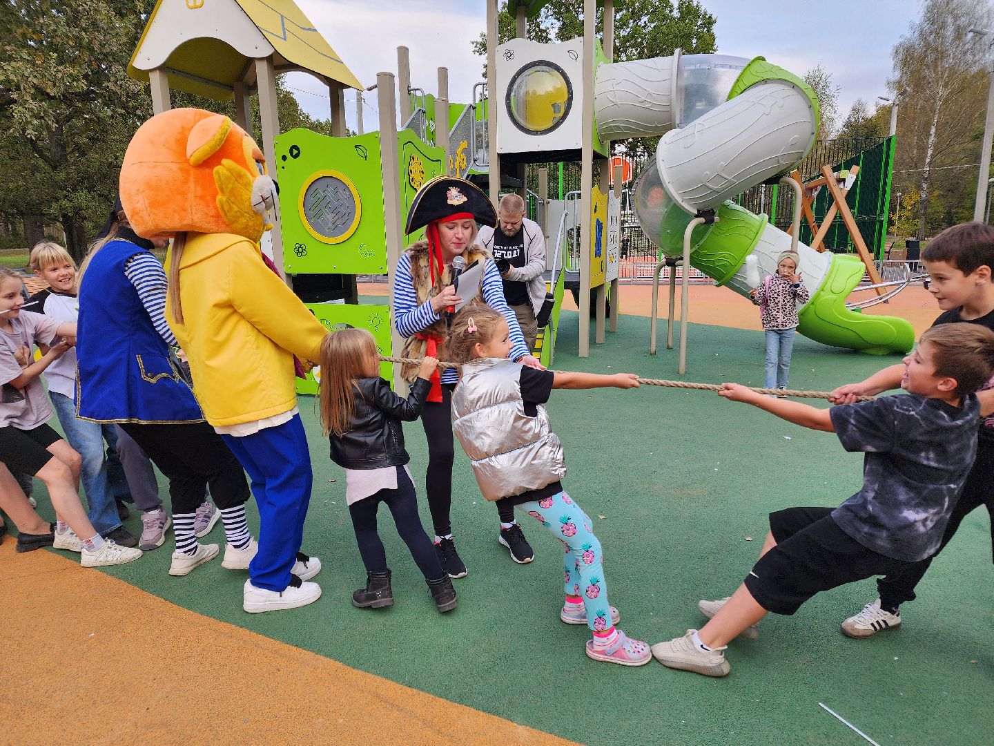 Чехов, село Троицкое, парк Дубки, детская площадка, спортивная площадка, открытие, губернаторская программа Наше Подмосковье, глава округа михаил собакин,