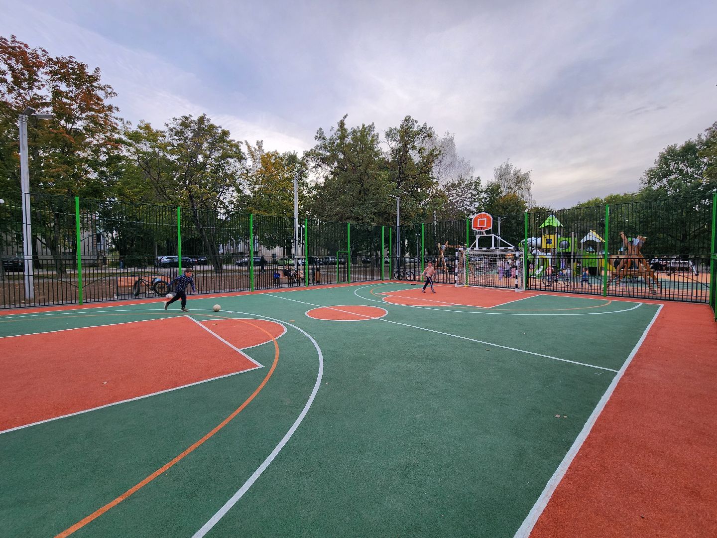 Чехов, село Троицкое, парк Дубки, детская площадка, спортивная площадка, открытие, губернаторская программа Наше Подмосковье, глава округа михаил собакин,