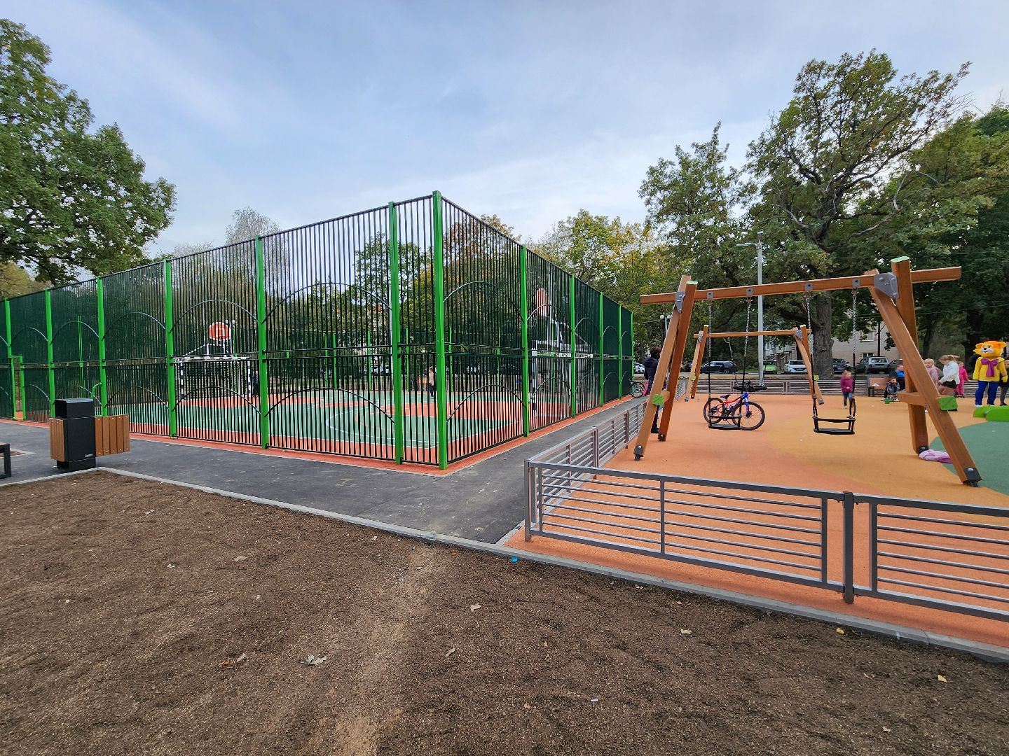 Чехов, село Троицкое, парк Дубки, детская площадка, спортивная площадка, открытие, губернаторская программа Наше Подмосковье, глава округа михаил собакин,