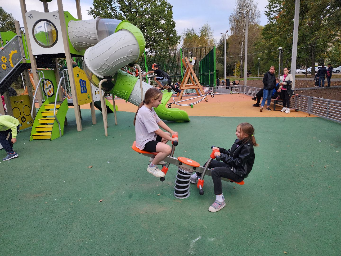 Чехов, село Троицкое, парк Дубки, детская площадка, спортивная площадка, открытие, губернаторская программа Наше Подмосковье, глава округа михаил собакин,