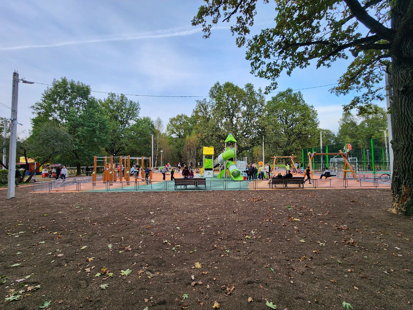 Чехов, село Троицкое, парк Дубки, детская площадка, спортивная площадка, открытие, губернаторская программа Наше Подмосковье, глава округа михаил собакин,