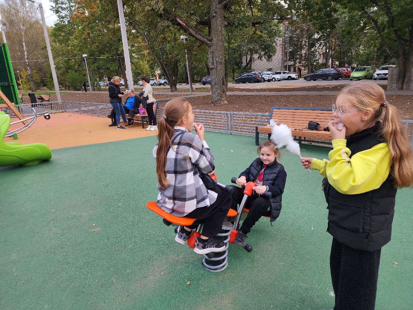 Чехов, село Троицкое, парк Дубки, детская площадка, спортивная площадка, открытие, губернаторская программа Наше Подмосковье, глава округа михаил собакин,