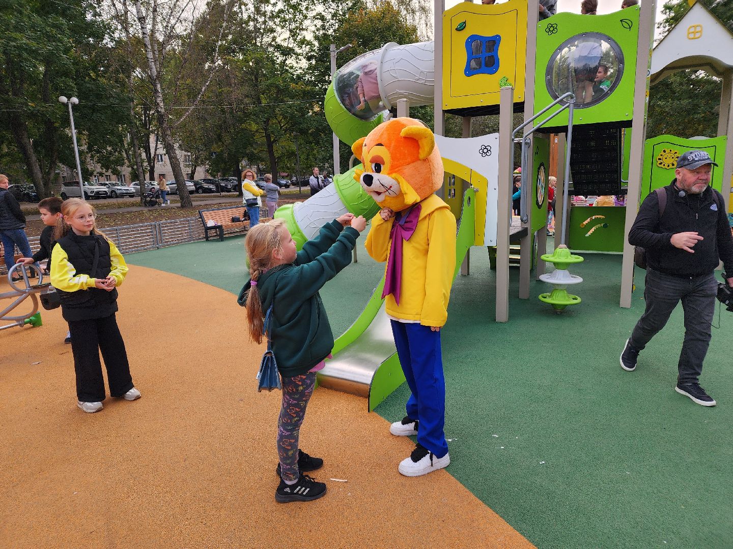 Чехов, село Троицкое, парк Дубки, детская площадка, спортивная площадка, открытие, губернаторская программа Наше Подмосковье, глава округа михаил собакин,