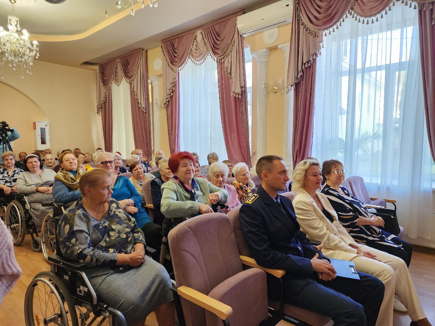 жители, общество, пансионат, день пожилого человека, ногинск, пенсионеры,