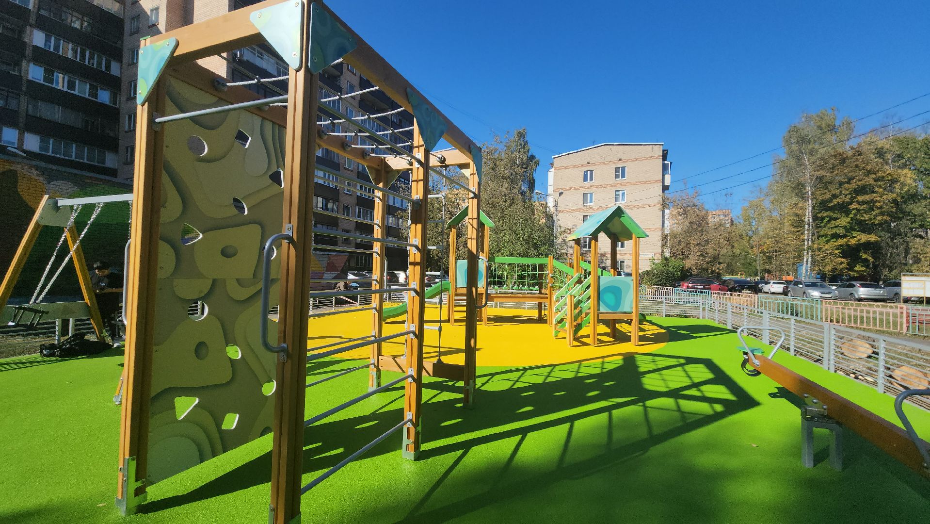 детская площадка, Благоустройство, Лобня,