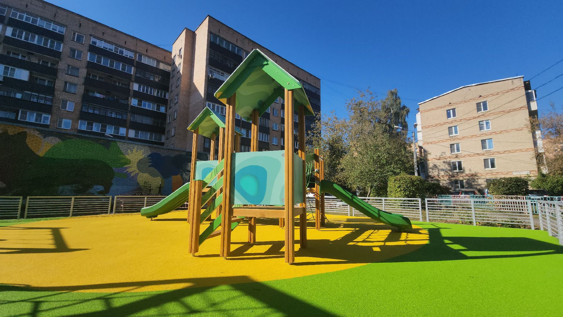 детская площадка, Благоустройство, Лобня,