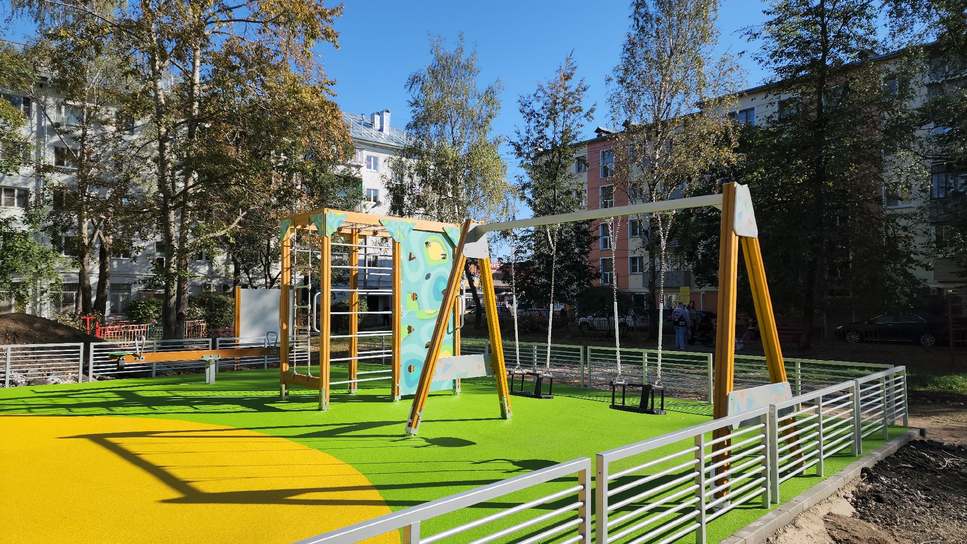 детская площадка, Благоустройство, Лобня,