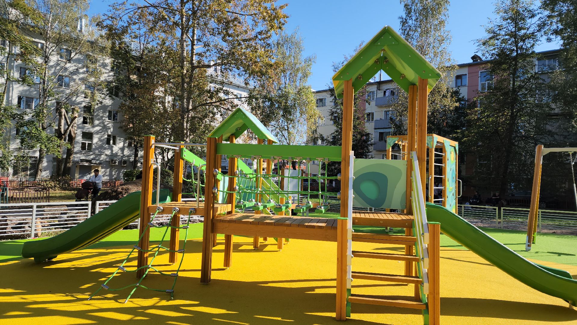 детская площадка, Благоустройство, Лобня,