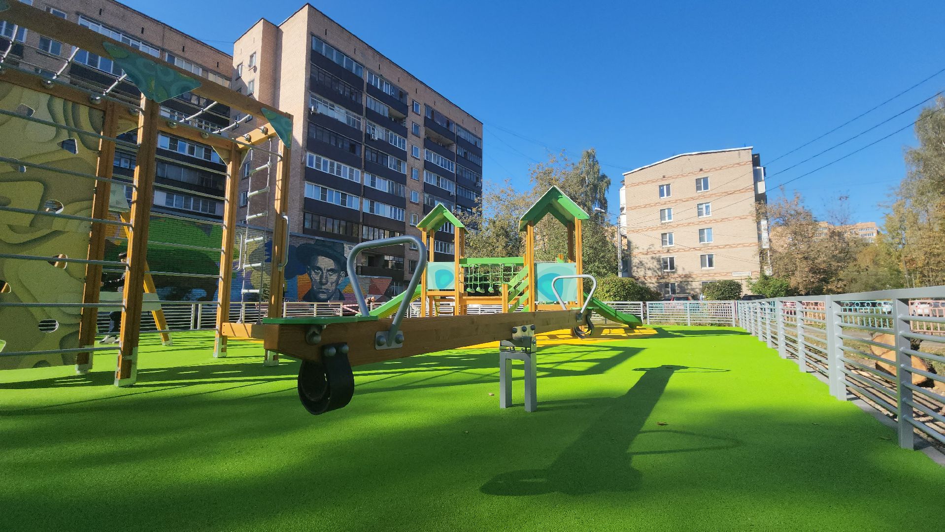 детская площадка, Благоустройство, Лобня,