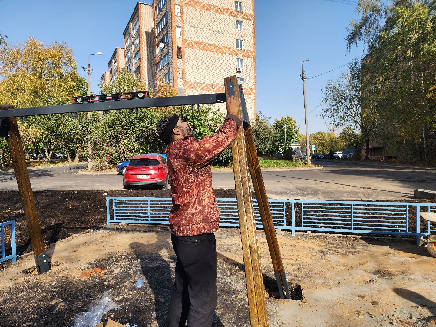 красноармейск, городской округ пушкинский, игровой комплекс, благоустройство 2024,