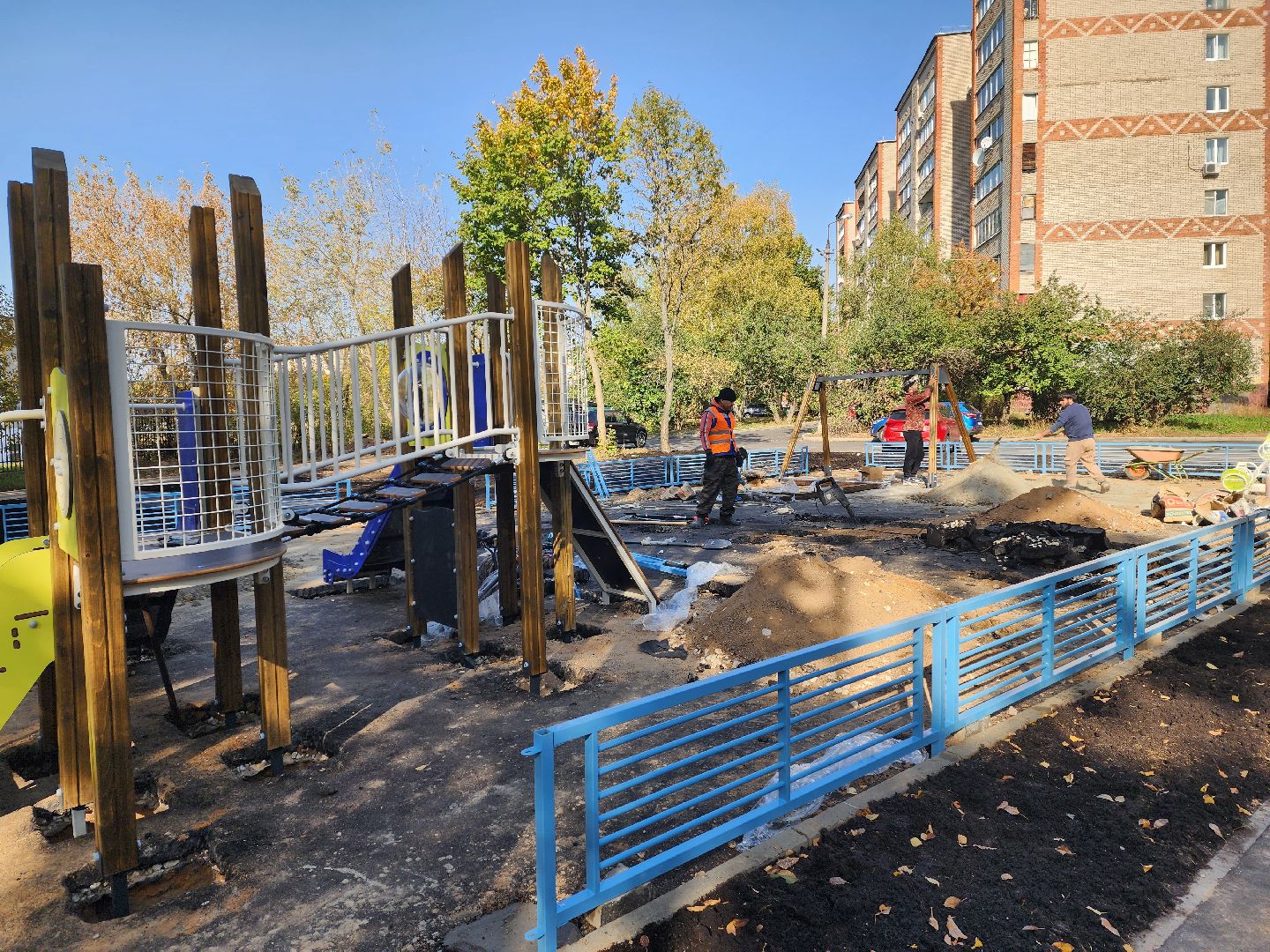 красноармейск, городской округ пушкинский, игровой комплекс, благоустройство 2024,