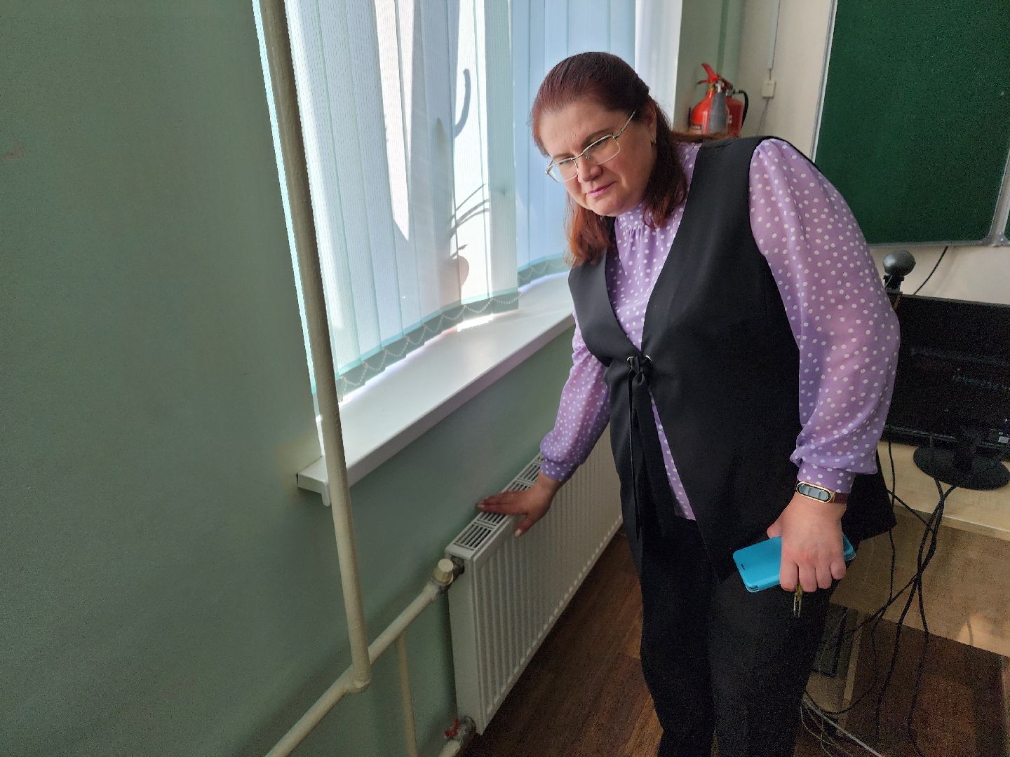 Чехов, поселок Любучаны, средняя школа, отопление, теплоснабжение, директор школы Ирина Резвина, глава округа михаил собакин,