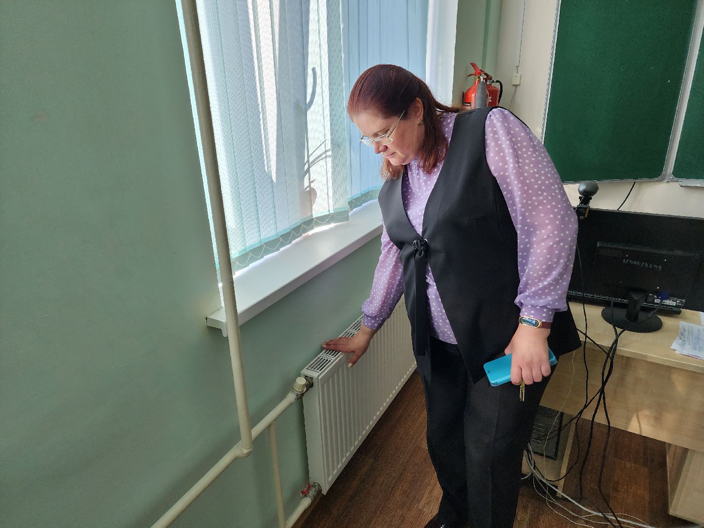 Чехов, поселок Любучаны, средняя школа, отопление, теплоснабжение, директор школы Ирина Резвина, глава округа михаил собакин,