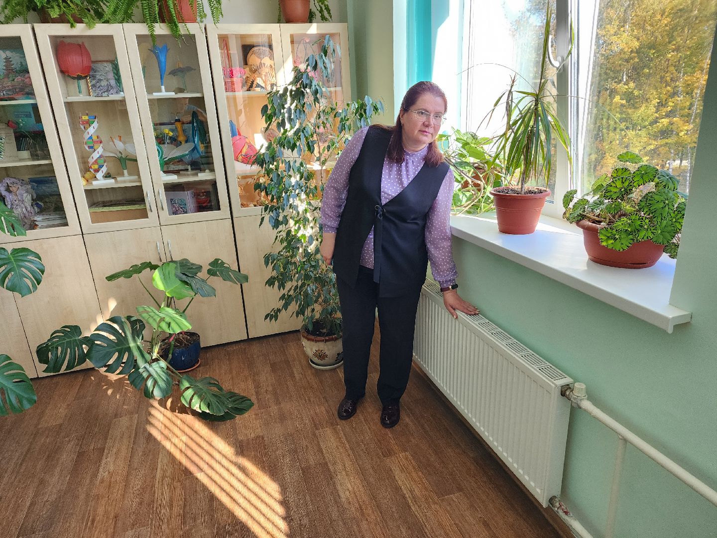 Чехов, поселок Любучаны, средняя школа, отопление, теплоснабжение, директор школы Ирина Резвина, глава округа михаил собакин,