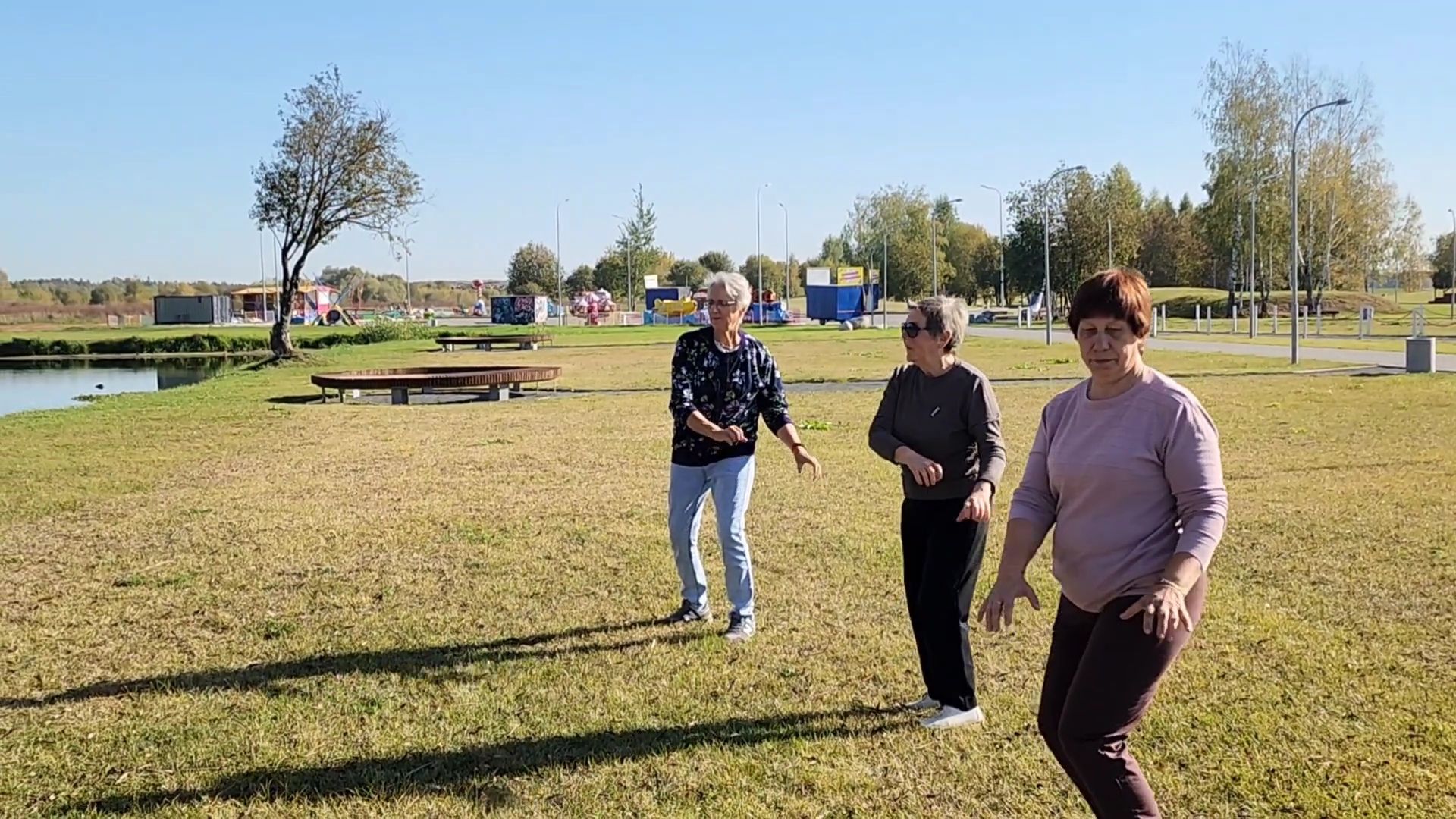 Бронницы, Парк Бронницкий Луг, Спорт в парке, Активное долголетие, Дыхательная гимнастика,