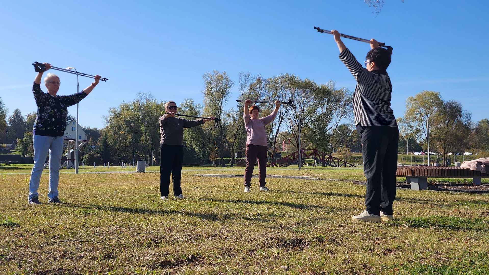 Бронницы, Парк Бронницкий Луг, Спорт в парке, Активное долголетие, Дыхательная гимнастика,