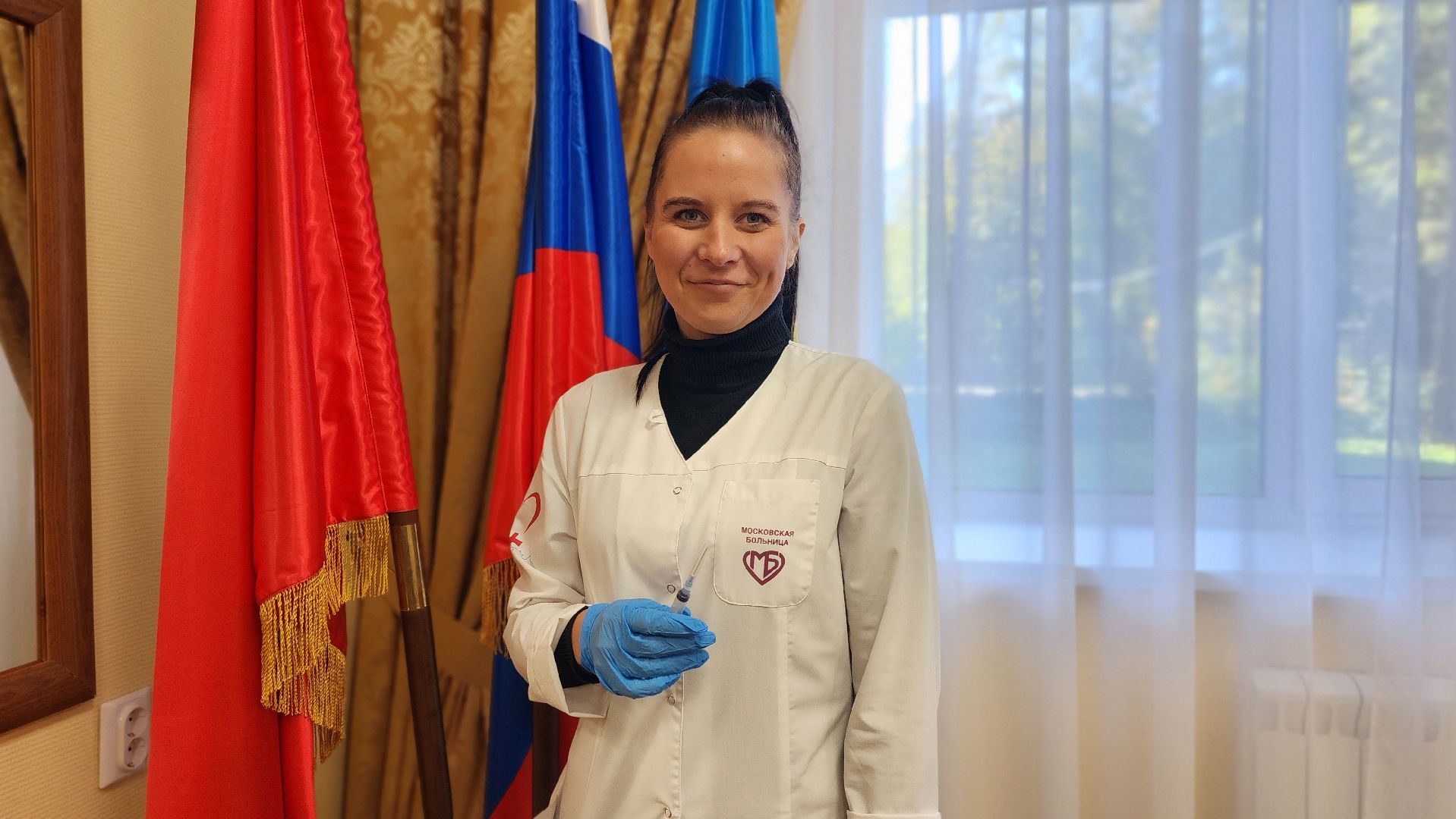 Солнечногорск, медицина, вакцинация от гриппа, старшее поколение, день пожилого человека,