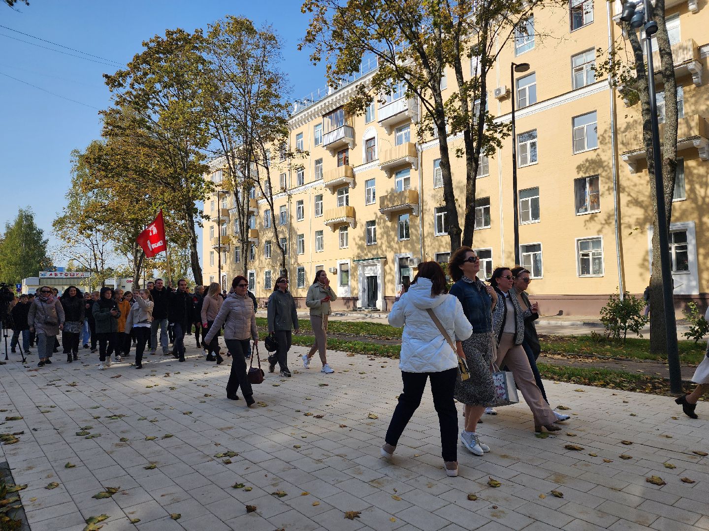 Дубна, Центральная улица, Открытие, Благоустройство,