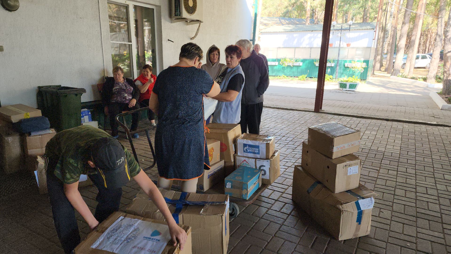 волонтеры подмосковья, гуманитарная помощь, курская область,