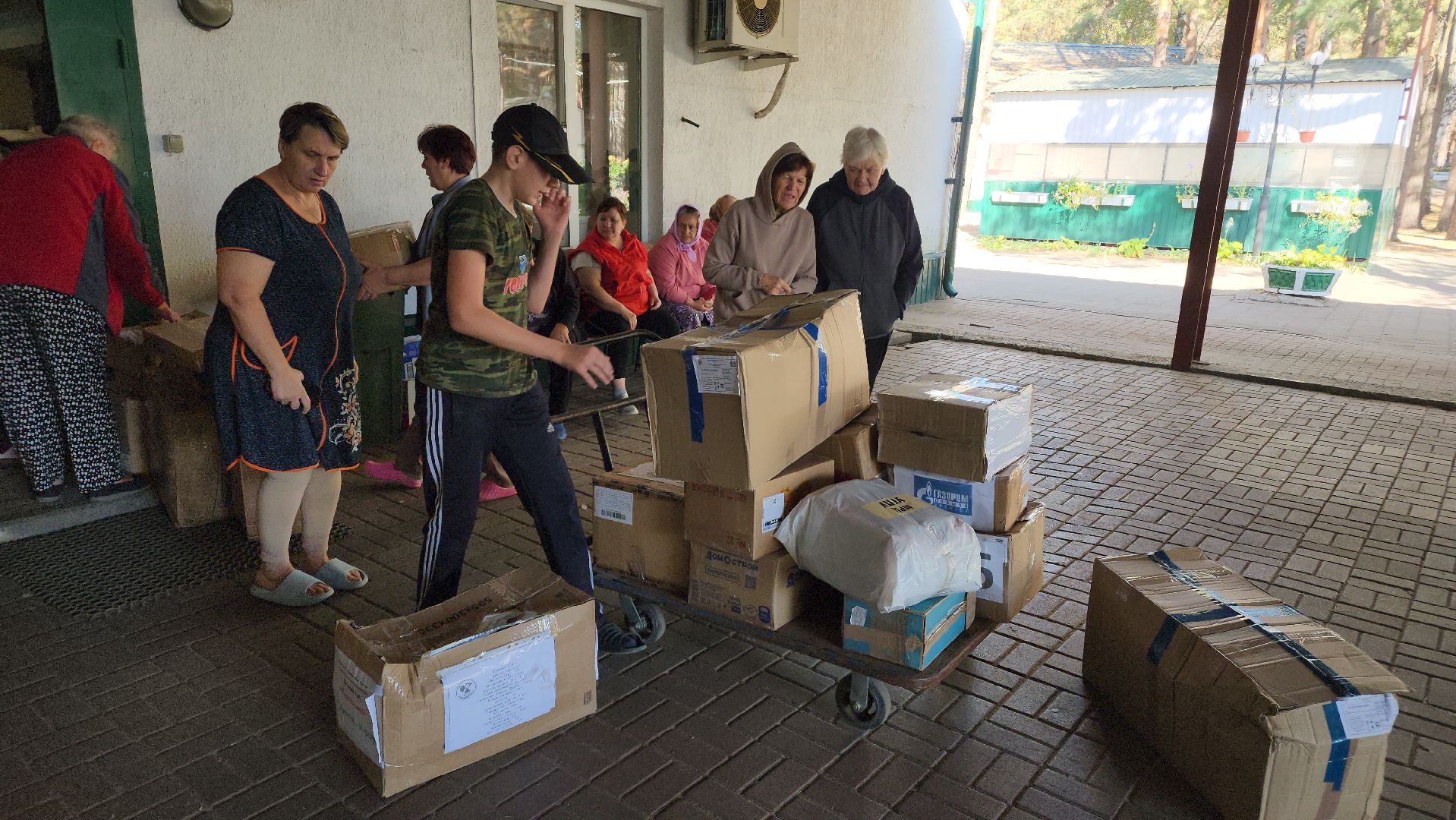волонтеры подмосковья, гуманитарная помощь, курская область,