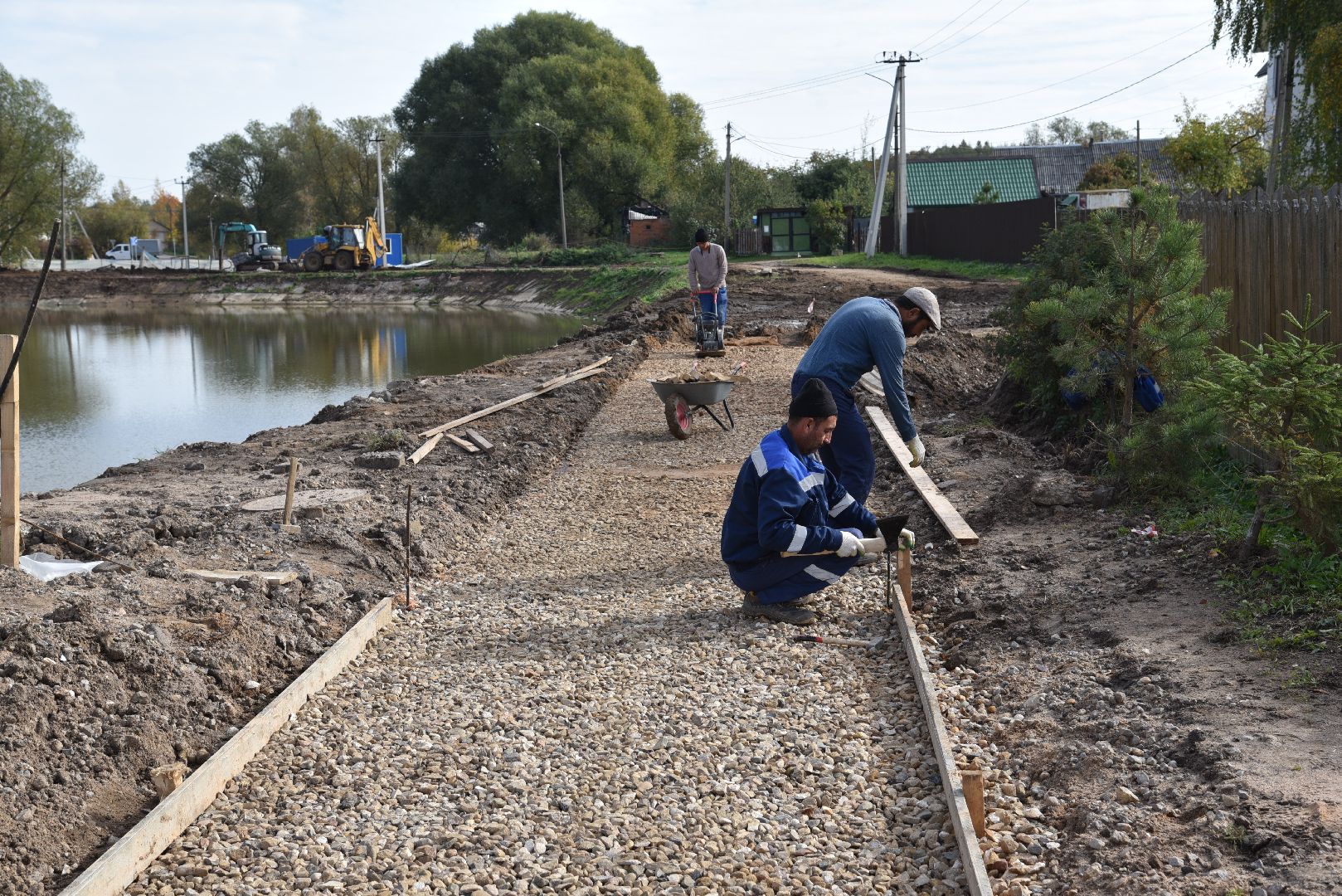 лотошино, благоустройство, формирование комфортной городской среды, красный ручей,