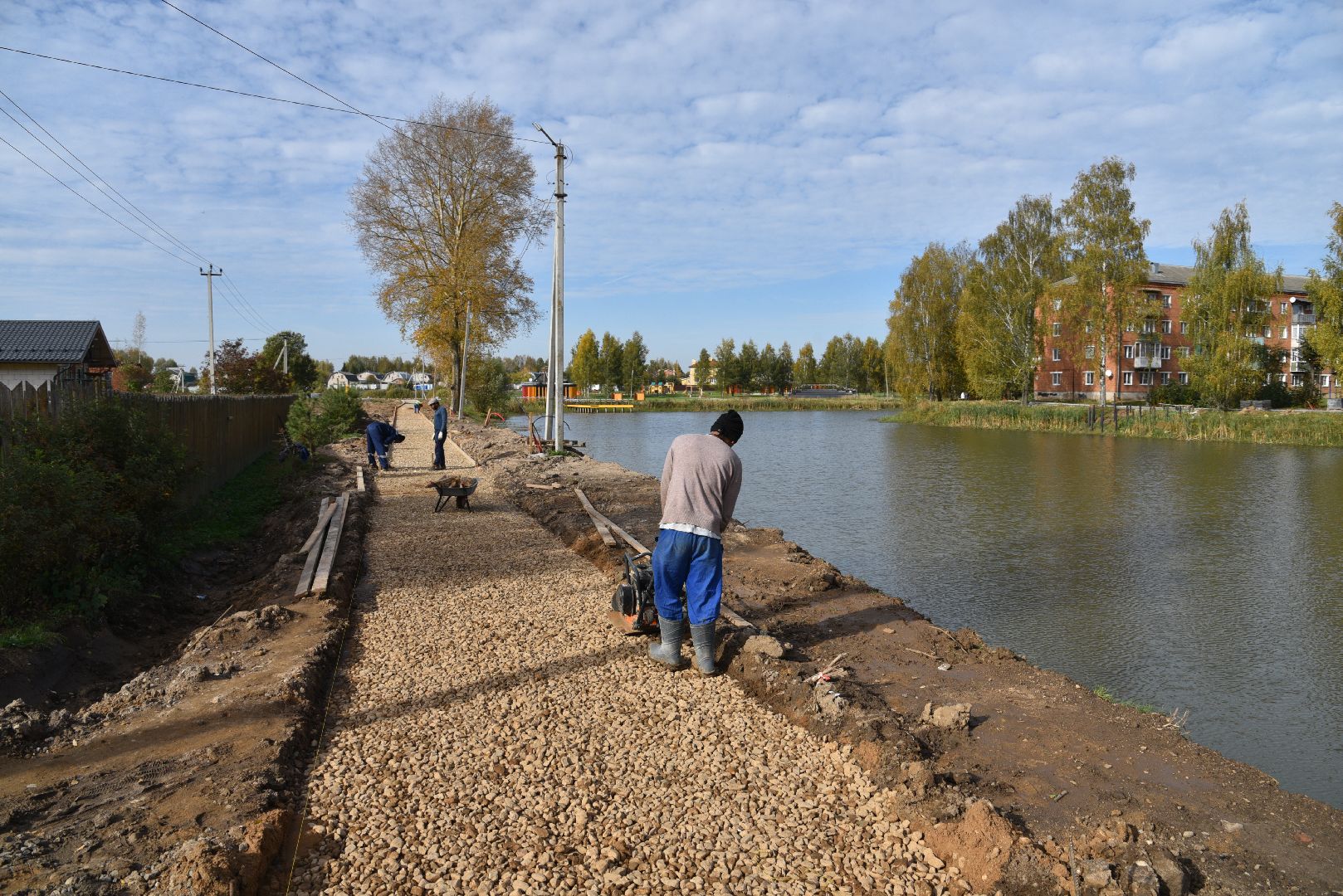 лотошино, благоустройство, формирование комфортной городской среды, красный ручей,