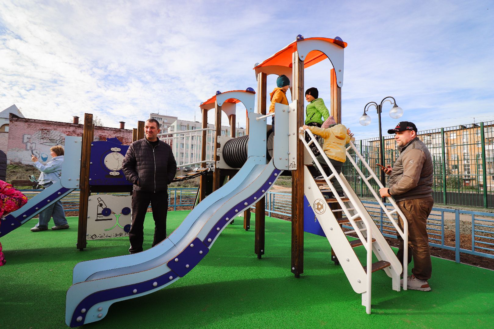 Клин, общество, благоустройство, новая детская площадка,