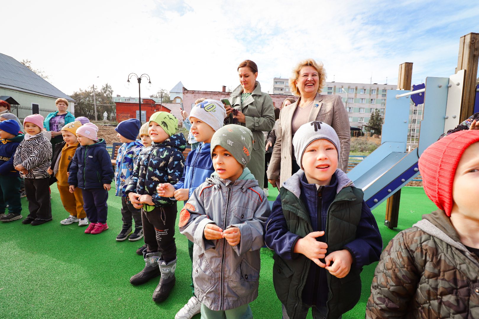 Клин, общество, благоустройство, новая детская площадка,