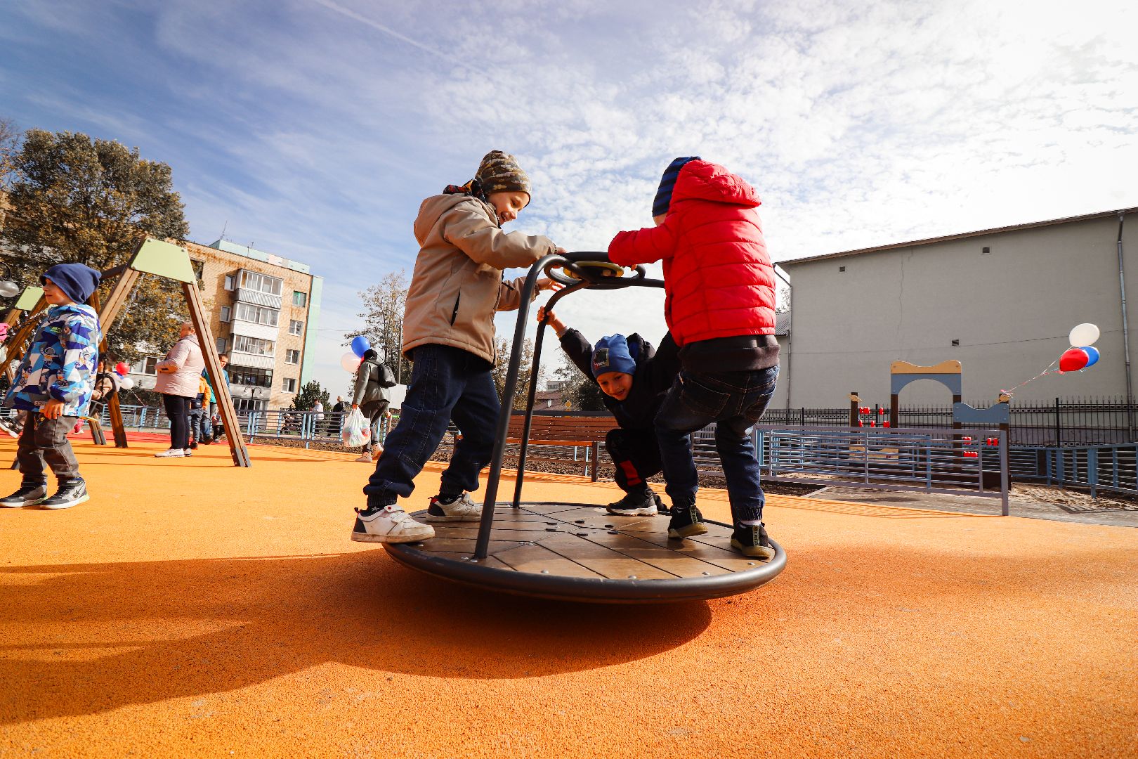 Клин, общество, благоустройство, новая детская площадка,