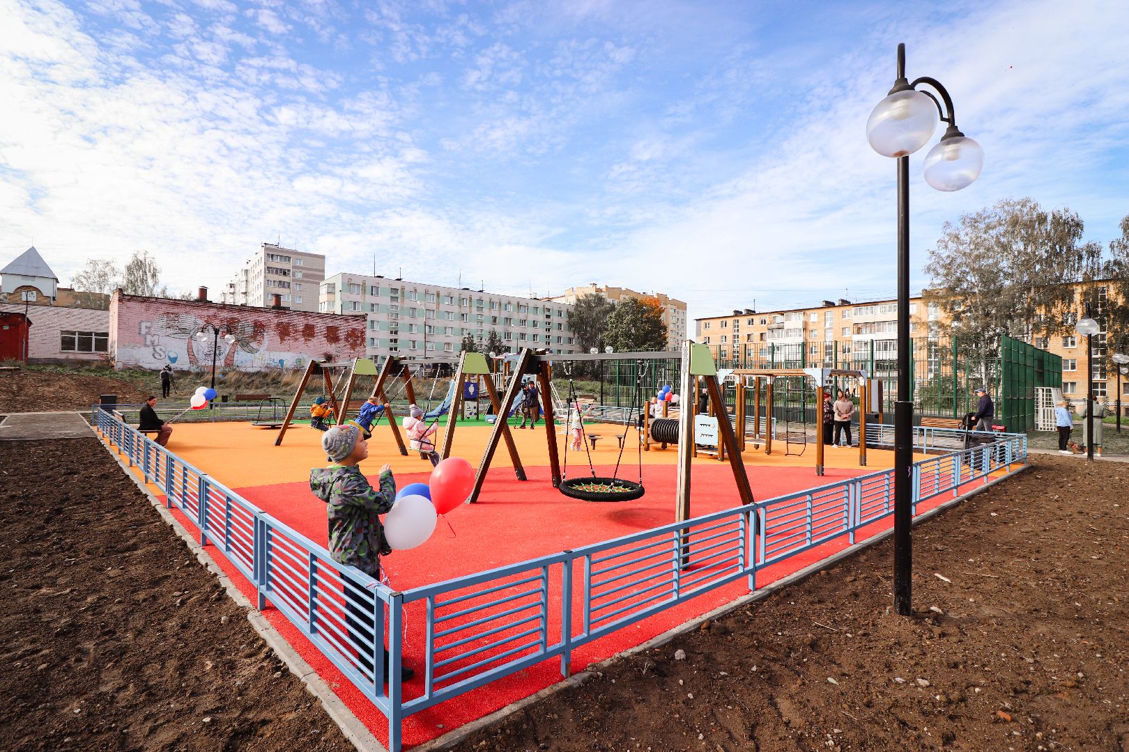 Клин, общество, благоустройство, новая детская площадка,