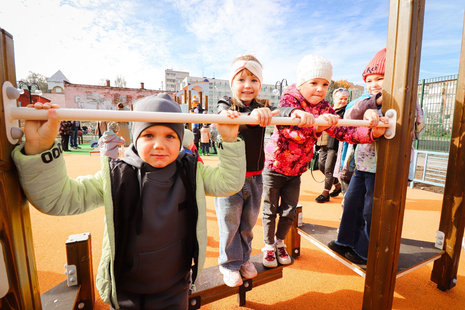 Клин, общество, благоустройство, новая детская площадка,