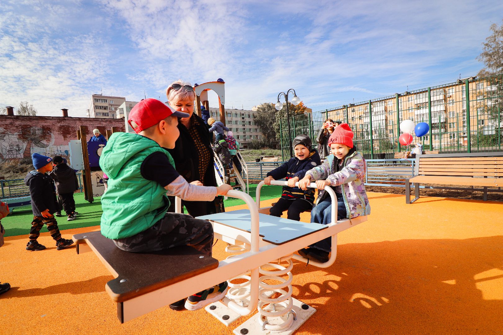 Клин, общество, благоустройство, новая детская площадка,