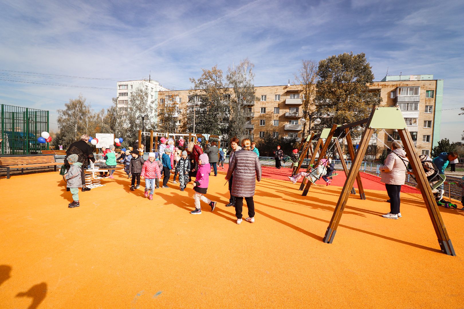 Клин, общество, благоустройство, новая детская площадка,