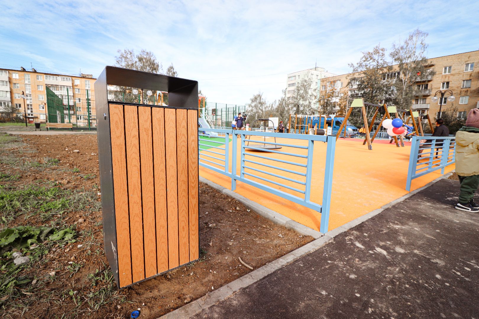 Клин, общество, благоустройство, новая детская площадка,