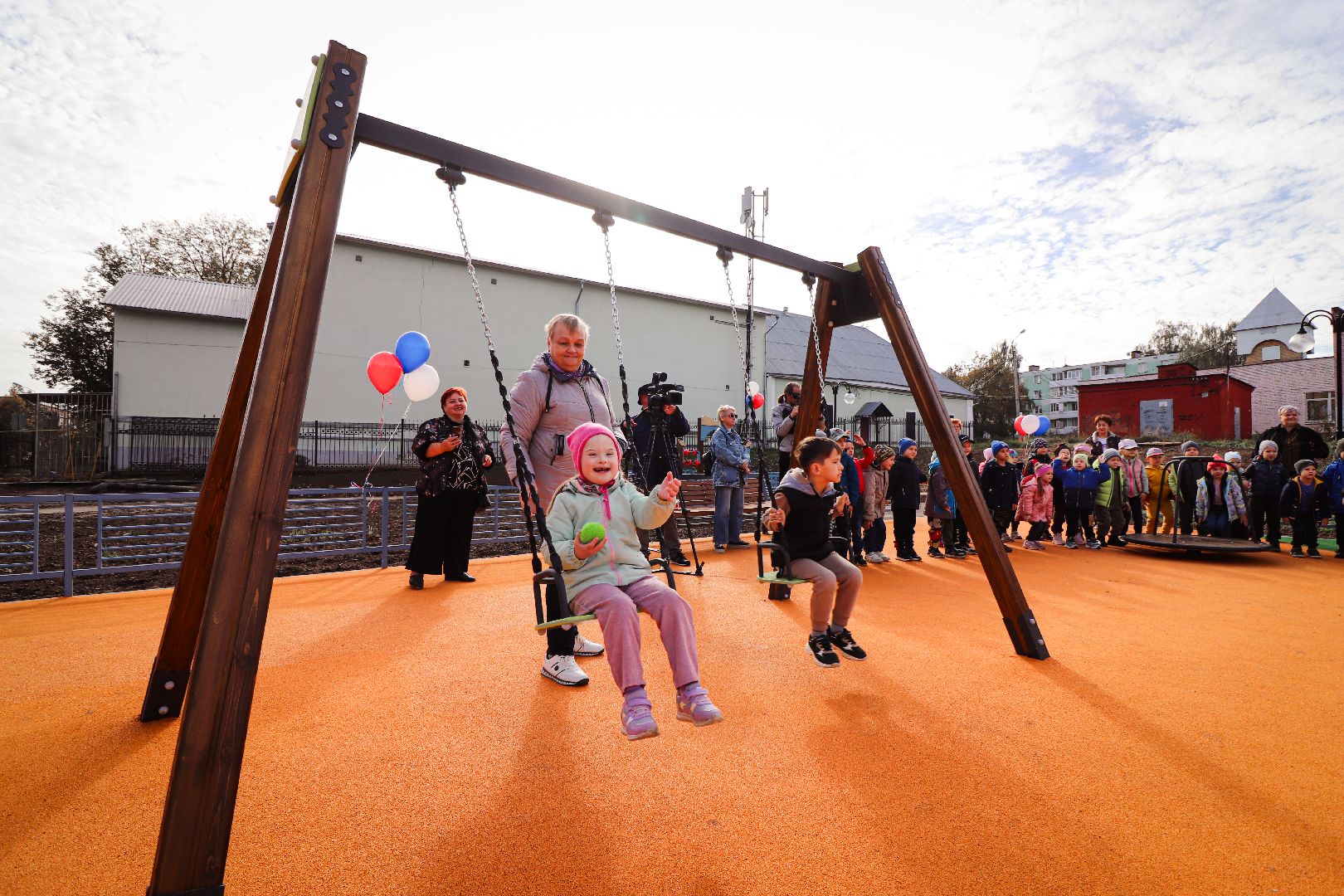 Клин, общество, благоустройство, новая детская площадка,