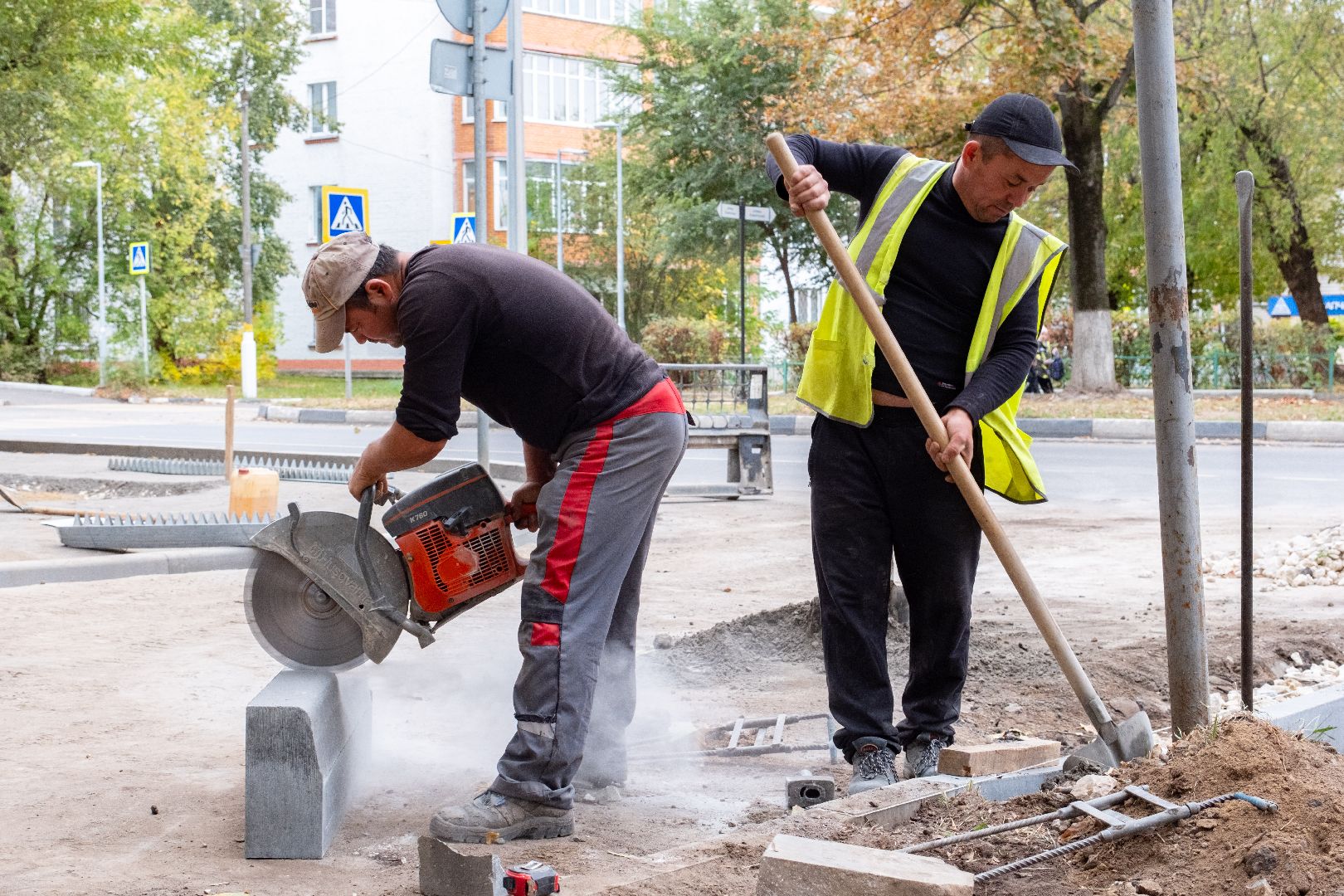 лыткарино, благоустройство,улица первомайская, благоустройство первомайской,