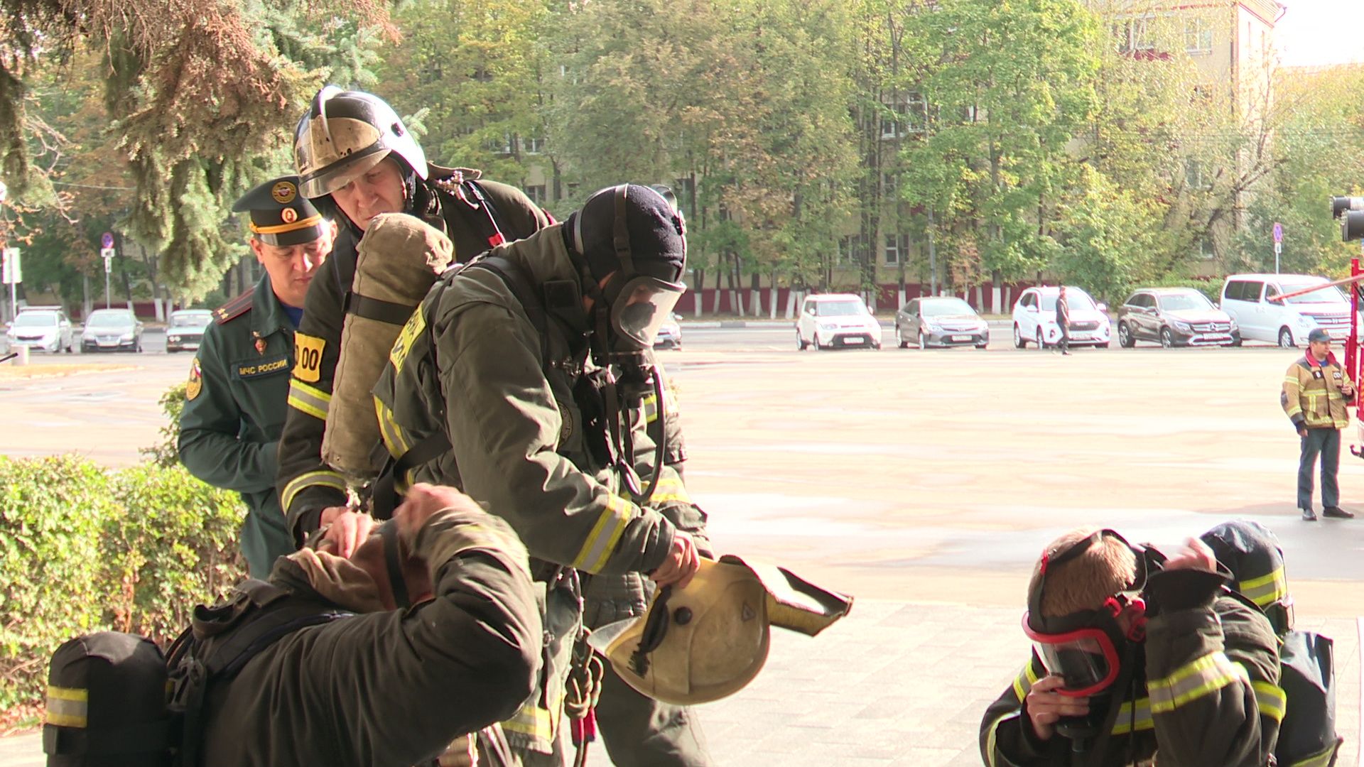 Реутов, администрация, учения, МЧС, пожар,