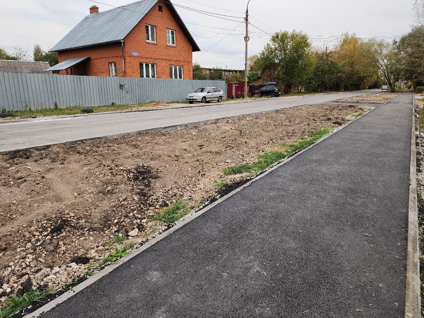 серпухов, подмосковье, капремонт дороги, благоустройство, улица российская,