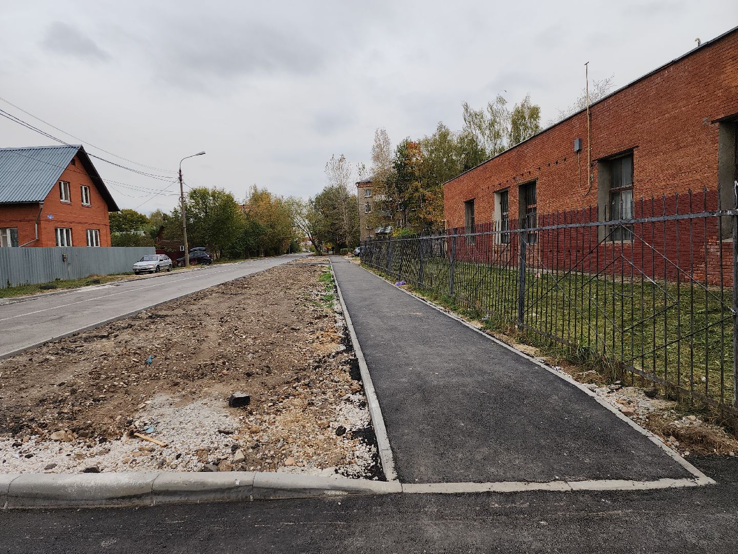 серпухов, подмосковье, капремонт дороги, благоустройство, улица российская,