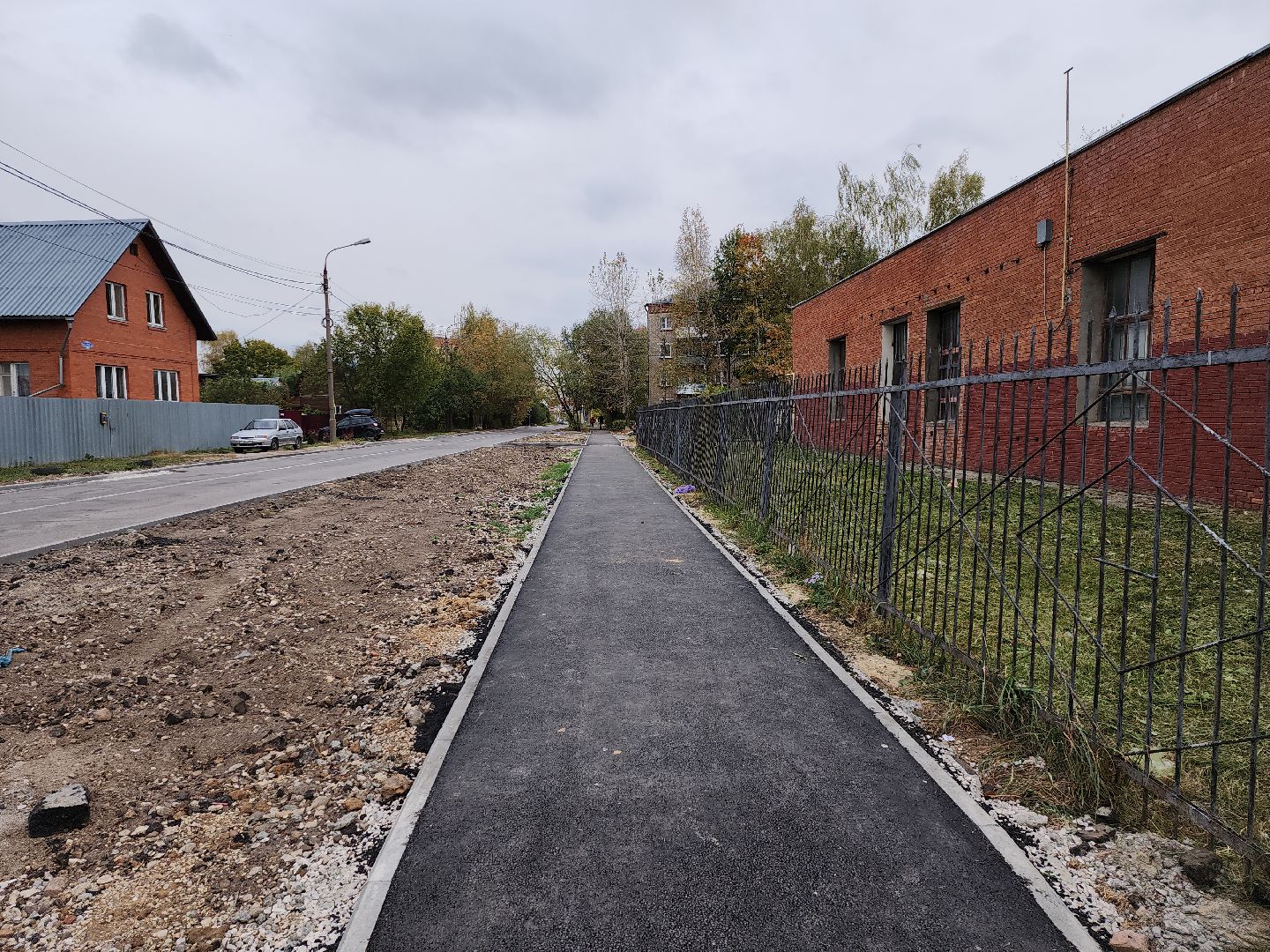 серпухов, подмосковье, капремонт дороги, благоустройство, улица российская,