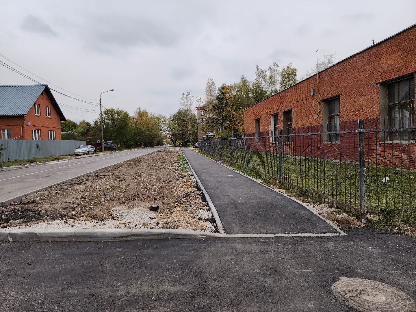 серпухов, подмосковье, капремонт дороги, благоустройство, улица российская,