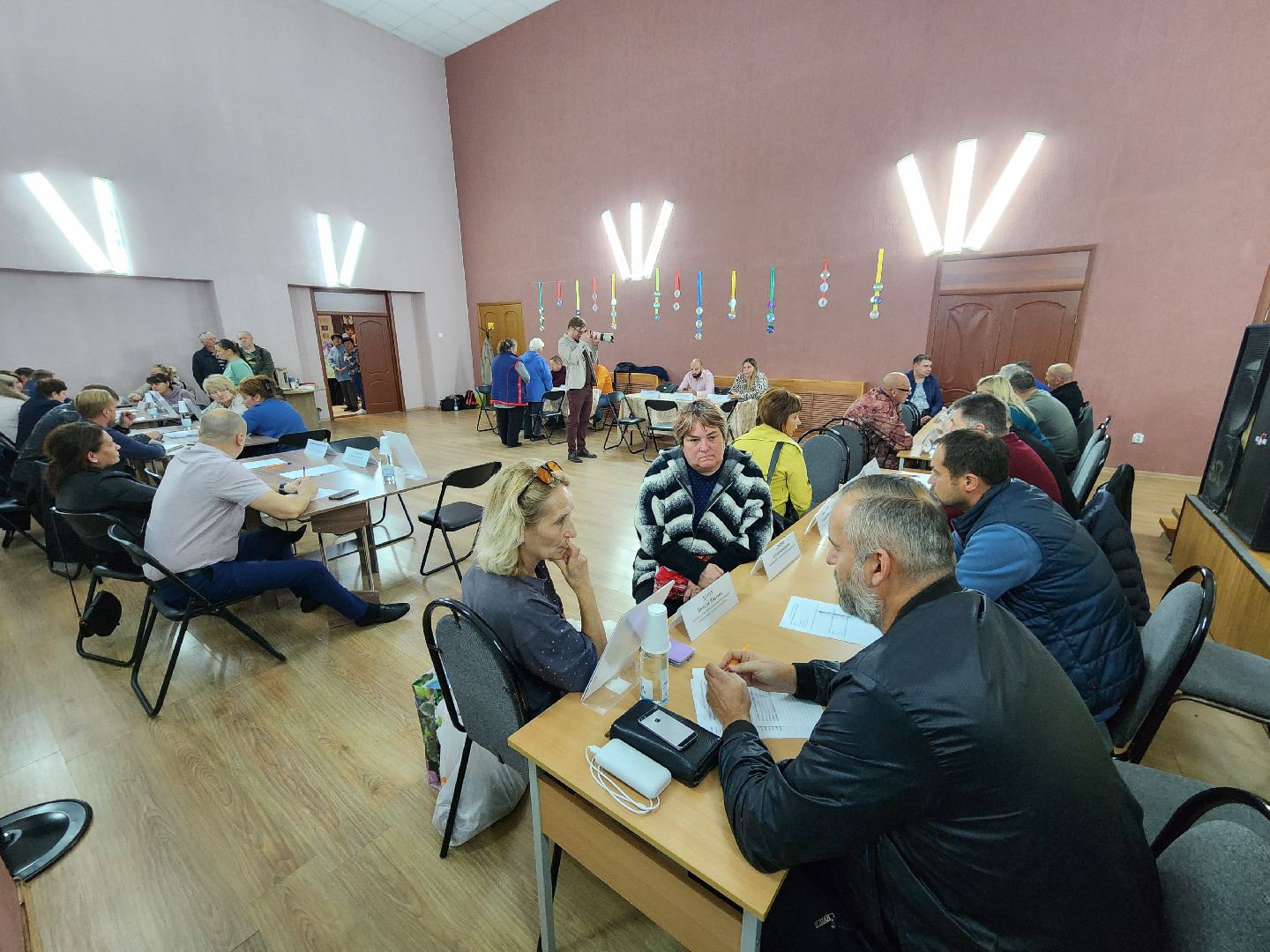 Чехов, село Шарапово, выездная администрация, встреча с жителями, обращения граждан, утепление дома, теплоизоляция, гидроизоляция, улица Колхозная,