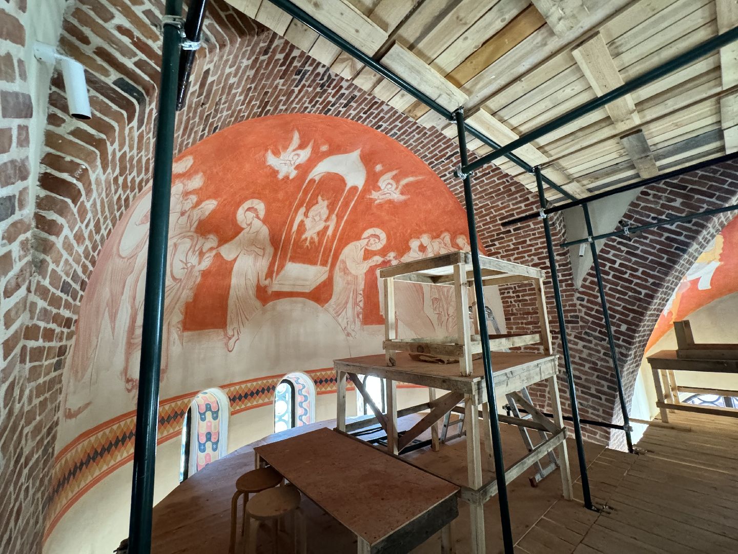 шаховская, роспись храма,