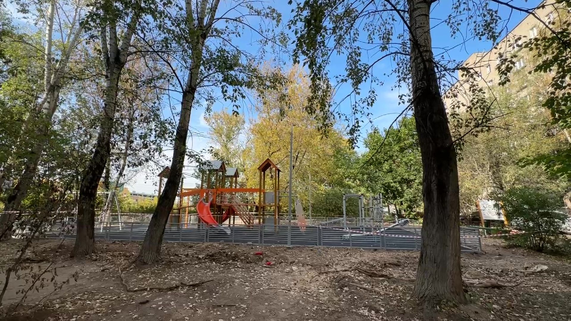 Реутов, Добродел, Строителей, детская площадка, новая ДИП, качели, горки, благоустройство,