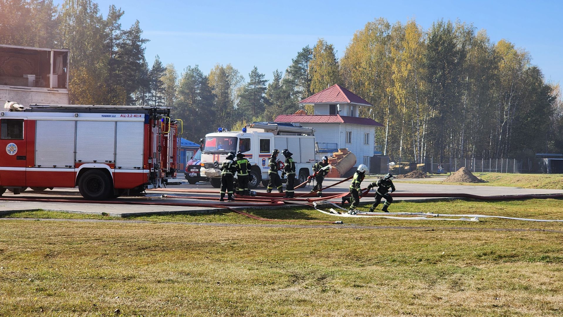 учения спасателей, МЧС, союзное государство, Ногинск, Богородский городской округ,