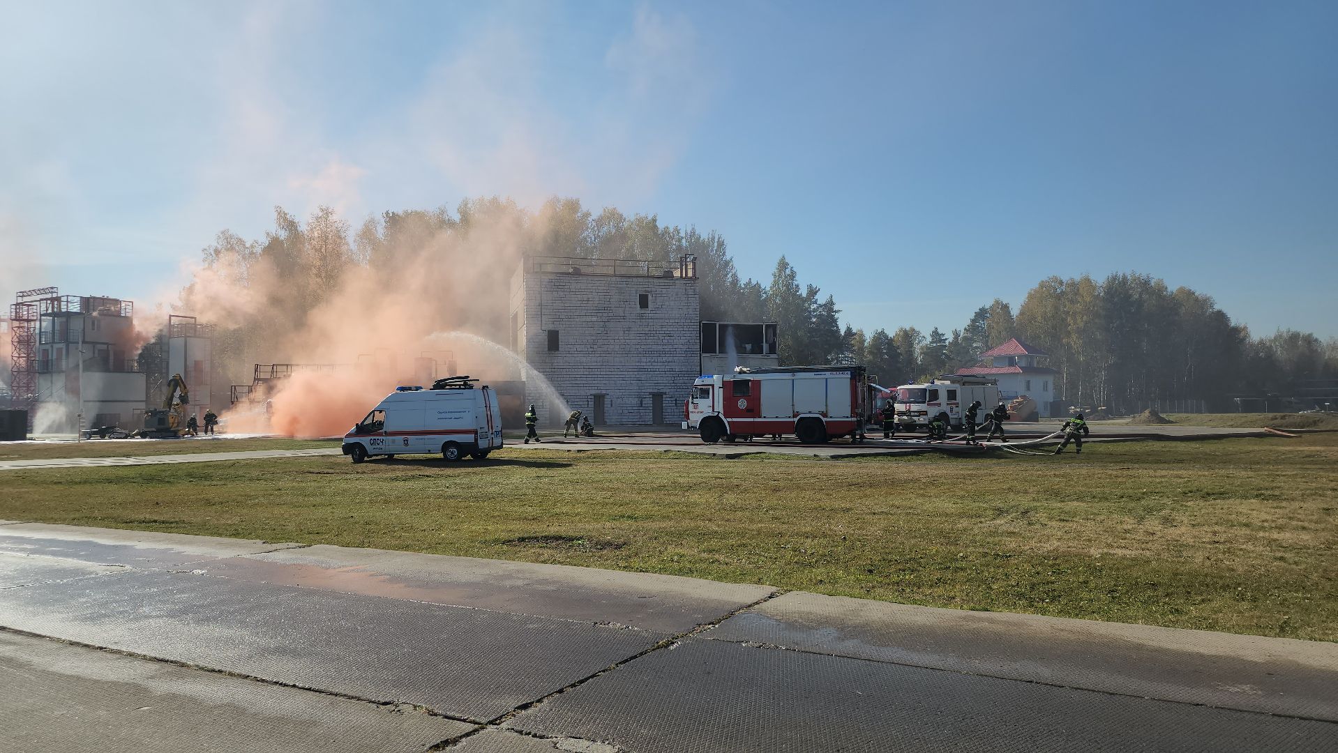 учения спасателей, МЧС, союзное государство, Ногинск, Богородский городской округ,